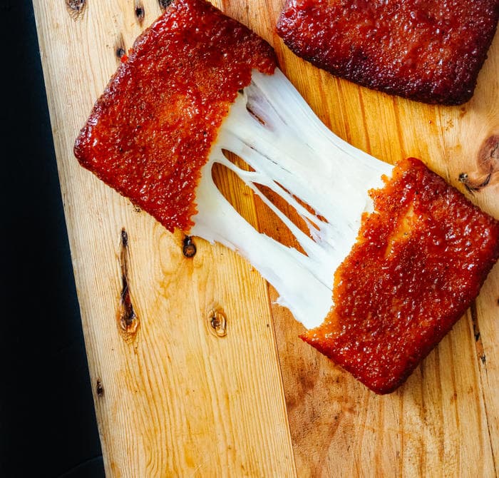 Carrés mozza fondants 🧀